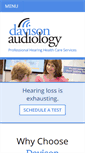 Mobile Screenshot of davisonaudiology.com